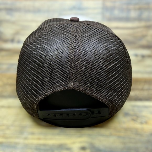 Taco Bell Unisex Trucker Hat Brown Snapback 99 Cent Taco 80s Advertisement Cap - Picture 5 of 8